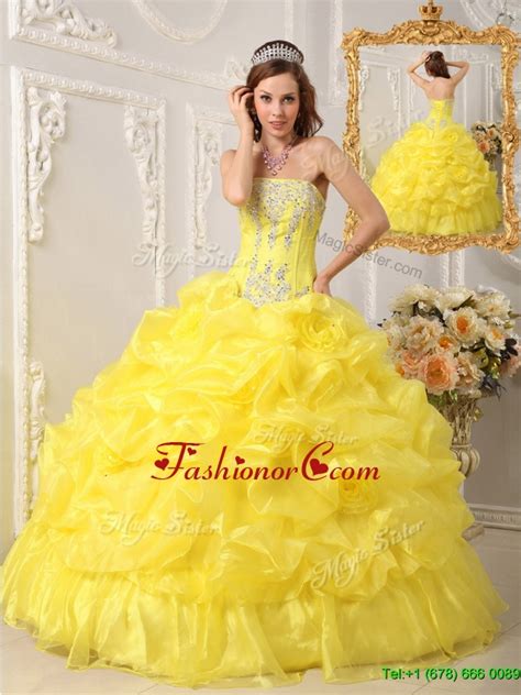 Luxurious Ball Gown Strapless Floor Length Quinceanera Dresses Qdzy054aforquinceanera Dresses