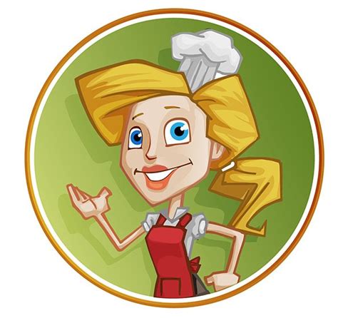 Woman Chef Vector Character Vector For Free Download Freeimages