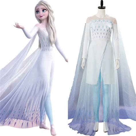 Venta Disfraz Frozen 2 Elsa Blanco En Stock