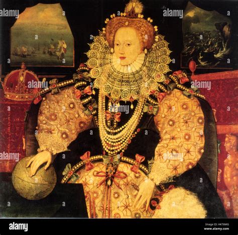 This Famous Portrait Of Queen Elizabeth I Known As The Armada Portrait