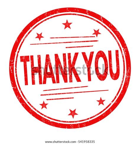 Thank You Grunge Rubber Stamp On Stock Vector Royalty Free