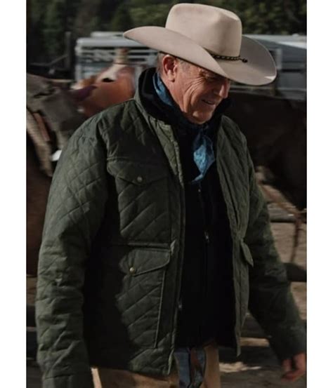 Yellowstone Kevin Costner Quilted Jacket