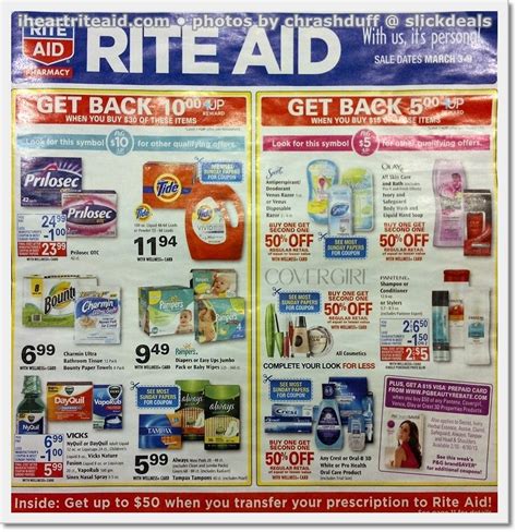 Weekly Ad Scan Rite Aid Ad Scan Week Of 3 3 3 9