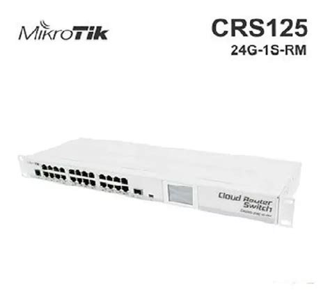 Switch Mikrotik Crs G S Rm Cloud Router Puertos Mercadolibre