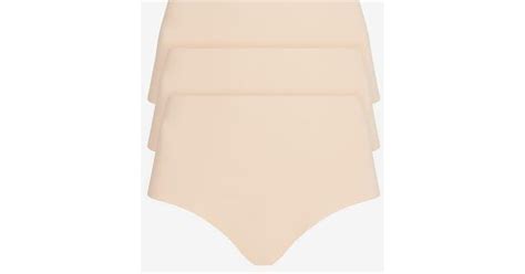 Commando Classic High Rise Bikini 3 Pack In White Lyst