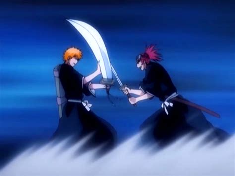 Ichigo Kurosaki Kontra Renji Abarai I Byakuya Kuchiki Bleach Wiki