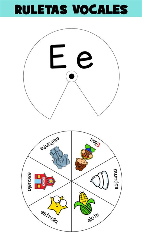 Ruleta De Las 5 Vocales Material Interactivo A Color Hot Sex Picture