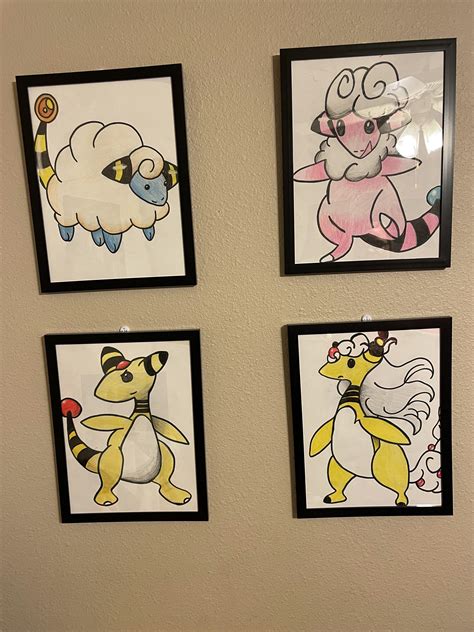 Update: my wife finished the mareep evolution series : r/PokemonTCG