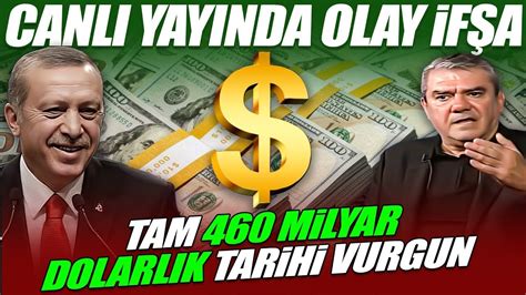 Yılmaz Özdil Canlı Yayında Akpnin 460 Milyar Dolarlık Vurgunu İfşa