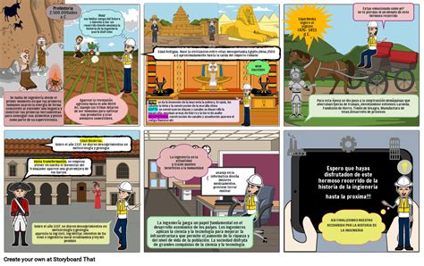 Historia De La Ingenier A Storyboard By Fd Fc