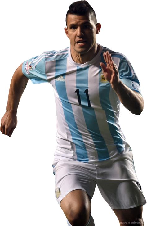 Sergio Aguero football render - 6046 - FootyRenders