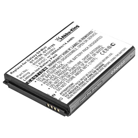 Power Akku Kompatibel Mit Samsung Eb B500be Eb B500bu 3800 Mah Li Ion Akkudeckel Schwarz