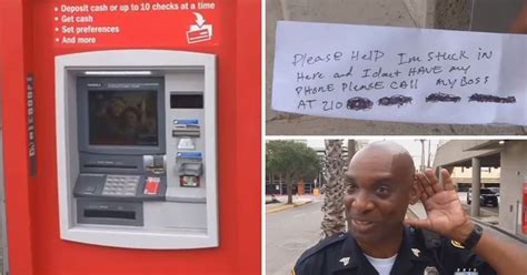 Man stuck in ATM slides 'Help Me' notes through receipt slot | Metro News