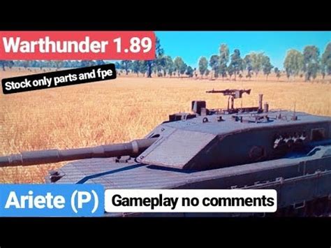 War Thunder Italian Tanks Gameplay Ariete P YouTube