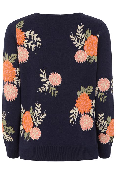 Floral Jacquard Jumper