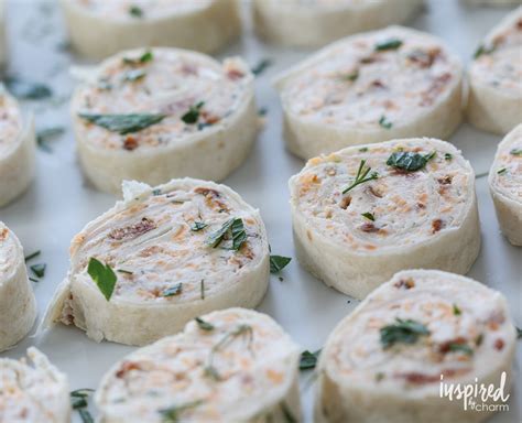 Cheddar Bacon Ranch Tortilla Pinwheels Easy Appetizer Recipe