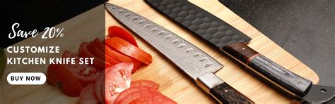 Damascus Chef Knife Set | Best Kitchen Knife Set & Chef Set