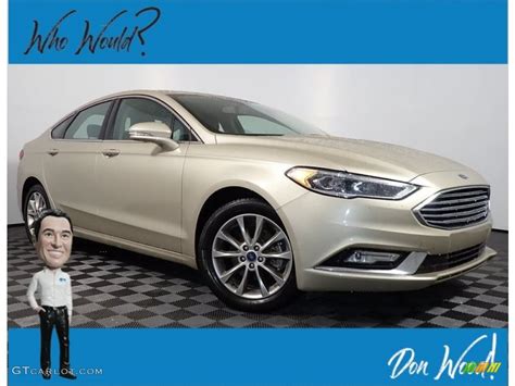 2017 White Gold Ford Fusion Se 139392458 Photo 2 Car Color Galleries