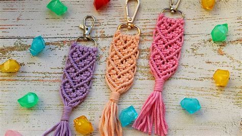 Diy Macrame Heart Keychain Tutorial Macramé Llavero Tutorial Macrame Heart Pattern Youtube