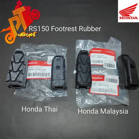 Honda Rs Main Step Rubber Footrest Rubber Shopee Philippines