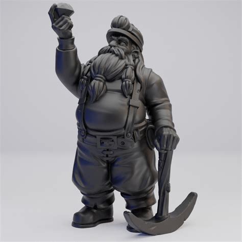 Hot Goblin Dwarf Miner