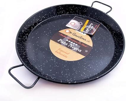 SEHR ROBUSTE PAELLA PFANNE für INDUKTION emailliert 38cm Amazon de