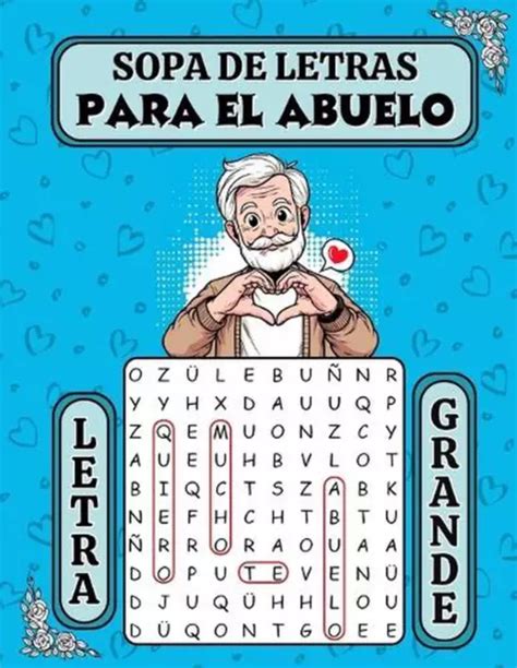 SOPA DE LETRAS Para El Abuelo Letra Grande En Espa Ol F Ciles De