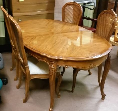 French Provincial Dining Room Chairs For Sale Set Of Eight French