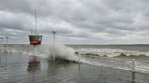 Sturmflut Ostsee Travem Nde Oktober Youtube