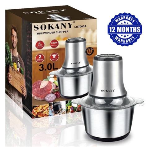 Sokany Philippines 800W Electric Meat Grinder Meat Blender Chopper