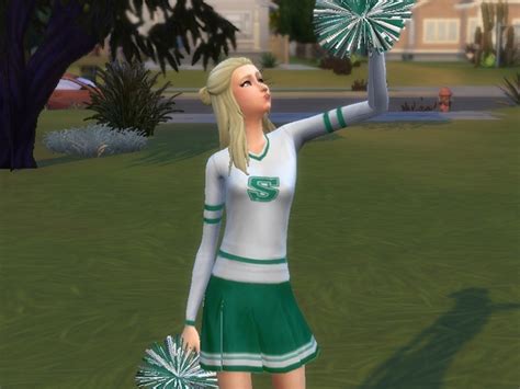 The Sims Resource Cheerleading Uniform