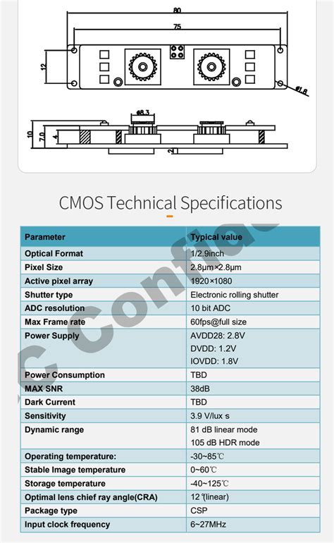 2MP Dual Vision GC2093 Live Detection Dual Interface Mipi HD Camera Module