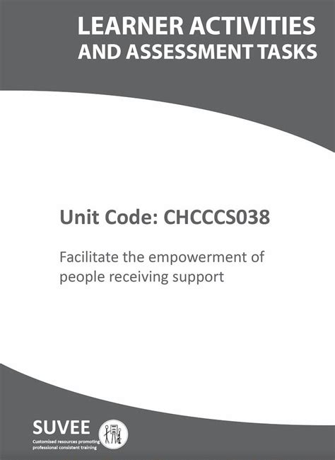 CHCCCS038 Facilitate The Empowerment Of People With Disability