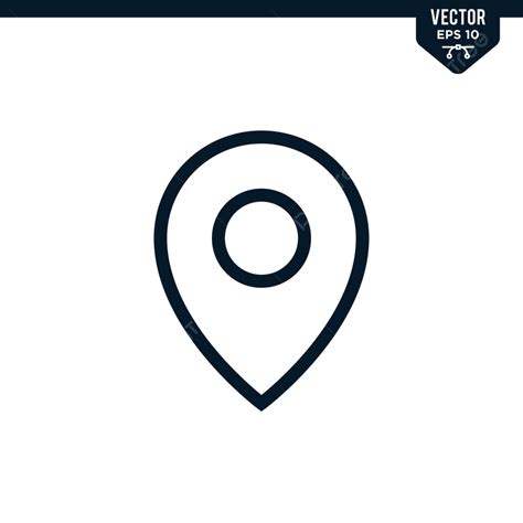 Location Pin D Vector Hd Images Pin Locator Icon Collection In