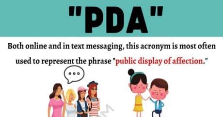 pda meaning    acronym pda stand  esl