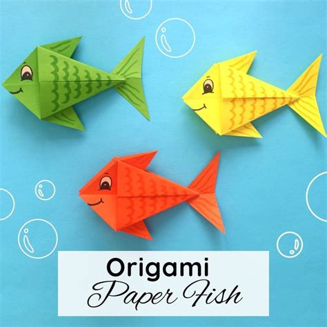 Origami Fish Tutorial Easy Paper Craft Origami Fish Tutorial