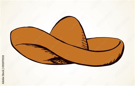 Mexican Sombrero Drawing