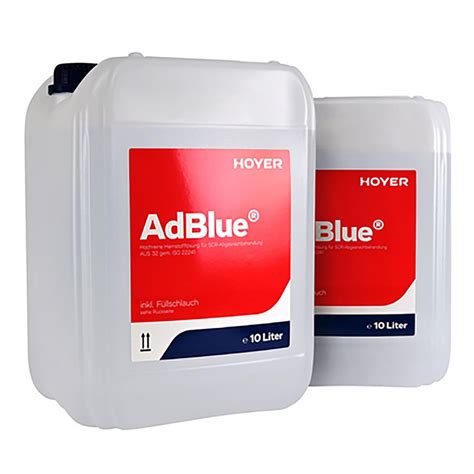 Hoyer AdBlue Hochreine SCR Harnstofflösung ISO 22241 2x10 Liter