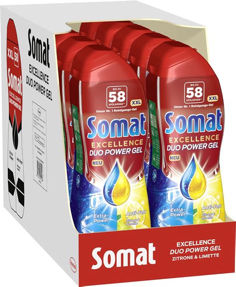 Somat Excellence Duo Power Gel X Sp Lg Nge Sp Lmittel F R Den