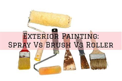 Exterior Painting - Spray Vs Brush Vs Roller - Michael Hines Painting ...