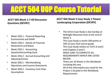 PPT ACCT 504 Devry Course Tutorial TutotorialRank PowerPoint