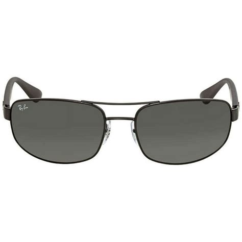 Ray Ban Grey Classic Rectangular Mens Sunglasses Rb3445 00611 61