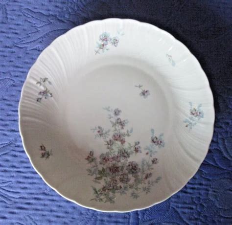 ASSIETTE CREUSE BERNARDAUD Modèle GABRIELLE Porcelaine de Limoges 21 cm