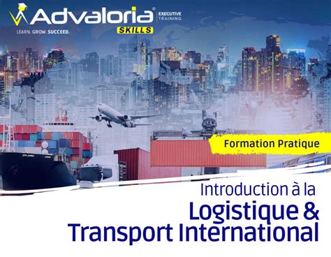 Formation Transport International Logistique Advaloria Executive