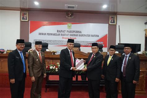 Bupati Natuna Sampaikan Ranperda Perubahan APBD 2023 Dan Ranperda