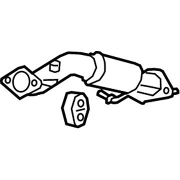 28610 D3330 Genuine Hyundai Front Muffler Assembly