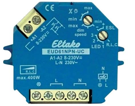 Eltako Eud Npn Uc Universal Dimmschalter Verkabelung