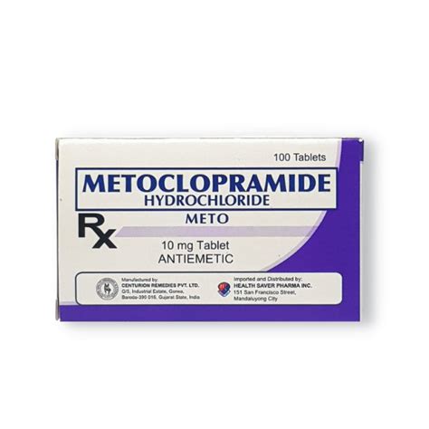 Metoclopramide 10mg Tablet Phil Generic Medicine