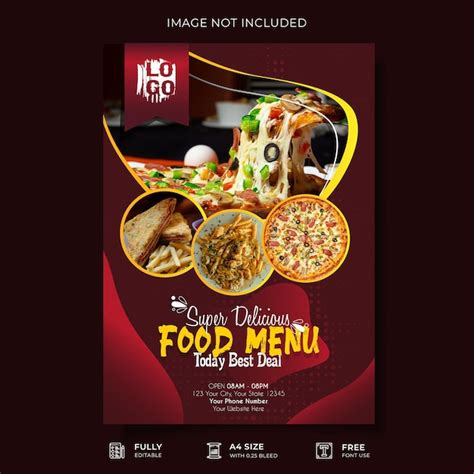 Premium Vector Restaurant Food Flyer Template