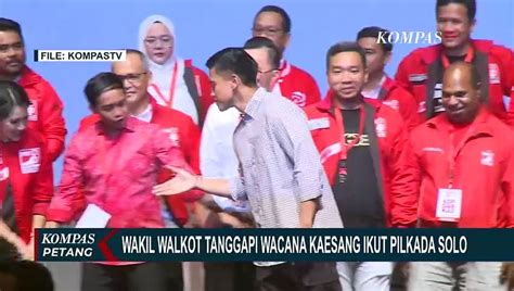 Teguh Prakosa Soal Isu Kaesang Pangarep Maju Di Pilkada Solo Masa